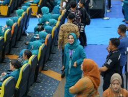 Bangun Sinergi Nasional, TP PKK Lutim Ambil Bagian dalam Rakernas X