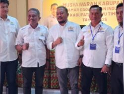 Aswin Kurais Terpilih Ketua Kadin Lutim, Dirut PT Bumi Raya Luwu Amiruddin Sampaikan Selamat