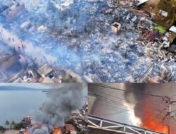 Bumi Batara Guru Berduka, Sawah  Tercemar Tumpahan Minyak hingga Puluhan Rumah Ludes Terbakar