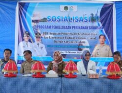 Buka Sosialisasi Program Pengelolaan Perikanan Budidaya, Wabup Puspa: Pastikan Program Sampai ke Sasaran