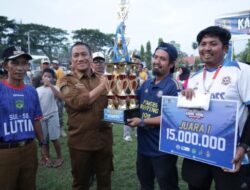 Semangat Sportivitas Warnai Final Karang Taruna Cup III Burau