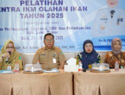 Disdangkop UKMP Gelar Pelatihan Sentra Olahan Ikan Wujudkan Industri yang Maju dan Mandiri