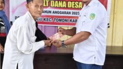 Kades Lestari Terima Penghargaan atas Dedikasi dan Kedisiplinan dalam Upacara HKN