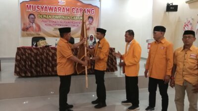 Nahkodai DPC Partai Hanura Lutim, Aprianto S. Kep : Hanura Solid dan Kuat Hingga Pelosok Desa