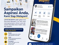 Aplikasi “Lapor Pak Bupati” Resmi Diluncurkan pada Puncak HUT ke-23 Luwu Timur
